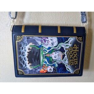 Loungefly Disney Hocus Pocus Spell Book Crossbody Bag Sanderson Sisters NWOT